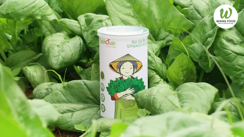bột cải bó xôi hữu cơ