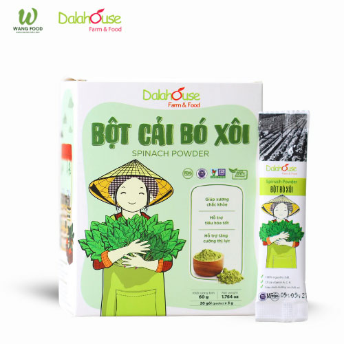 Bột Cải Bó Xôi Sấy Lạnh Hữu Cơ - 60G/120G 14 bột cải bó xôi