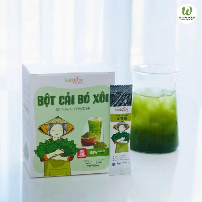 bột cải bó xôi cho bé