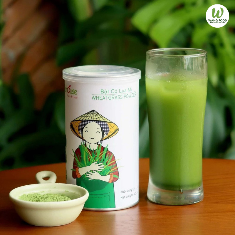 bột cỏ lúa mì non nguyên chất