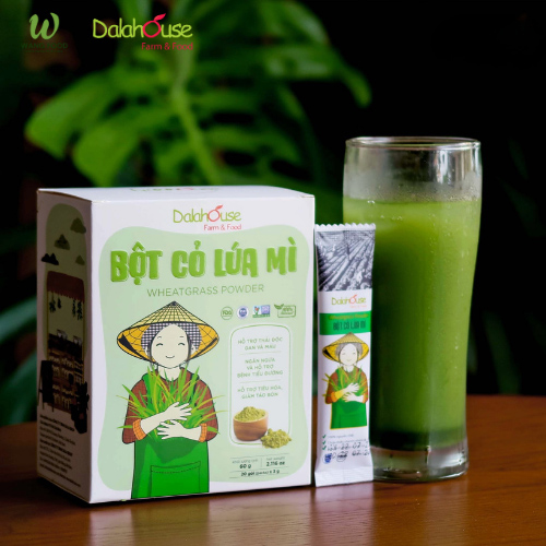 Bột Cỏ Lúa Mì Hữu Cơ Sấy Lạnh - 60G/120G 17 bột cỏ lúa mì sấy lạnh