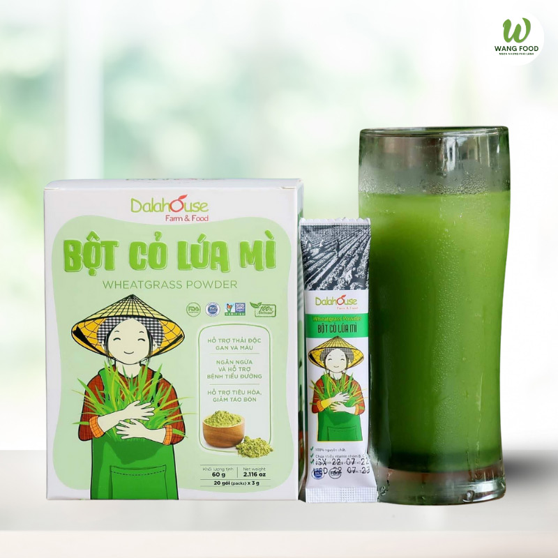 bột cỏ lúa mì sấy lạnh dalahouse