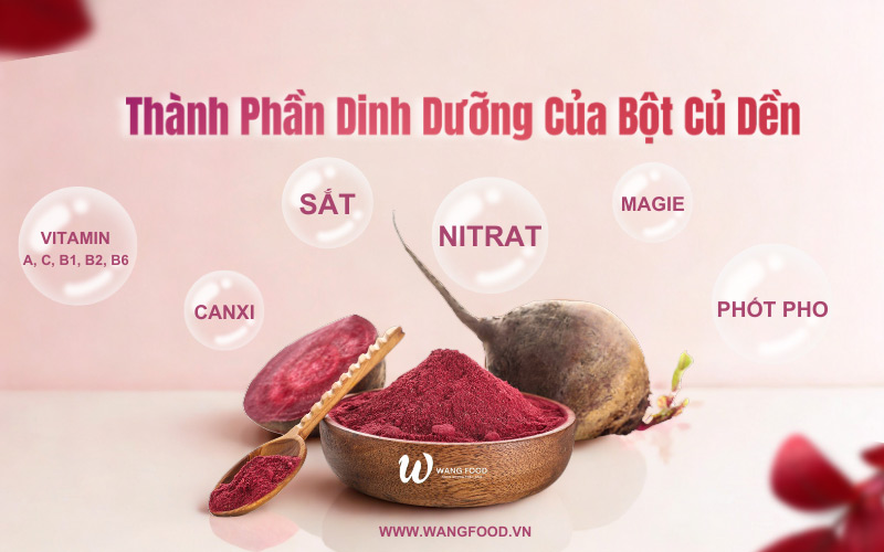 bột củ dền công dụng