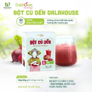 Bột Củ Dền Sấy Lạnh Hữu Cơ - 60G/120G 21 bột củ dền sấy lạnh