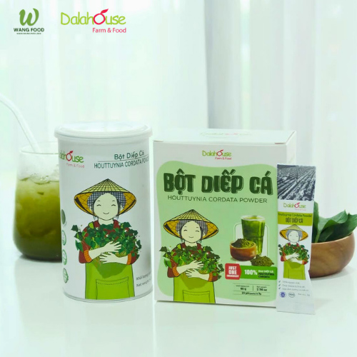 Bột Diếp Cá Sấy Lạnh Organic - 60G/120G 12 bột diếp cá