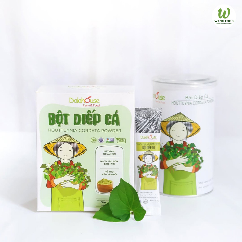 bột diếp cá sấy lạnh nguyên chất