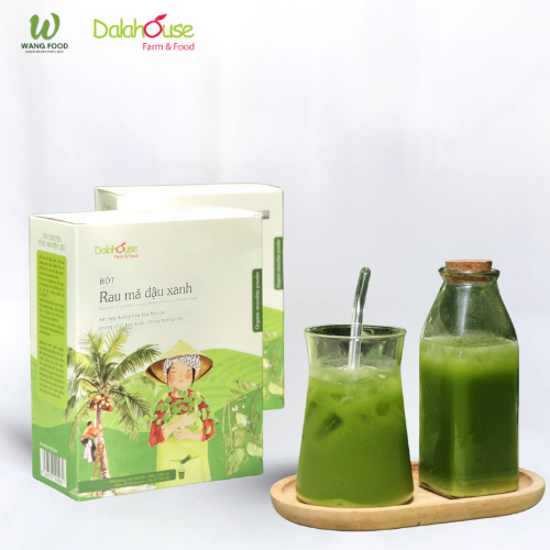 bột rau má đậu xanh