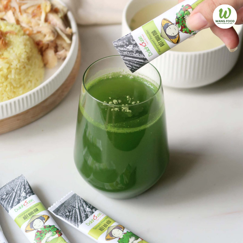 bột rau má uống liền