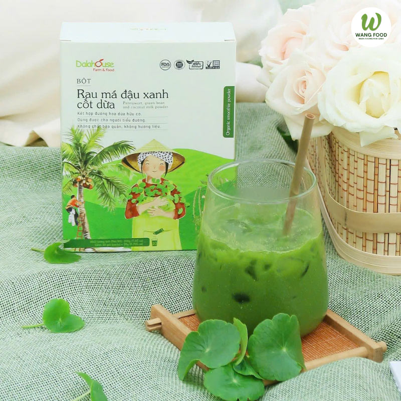 bột rau má organic sấy lạnh