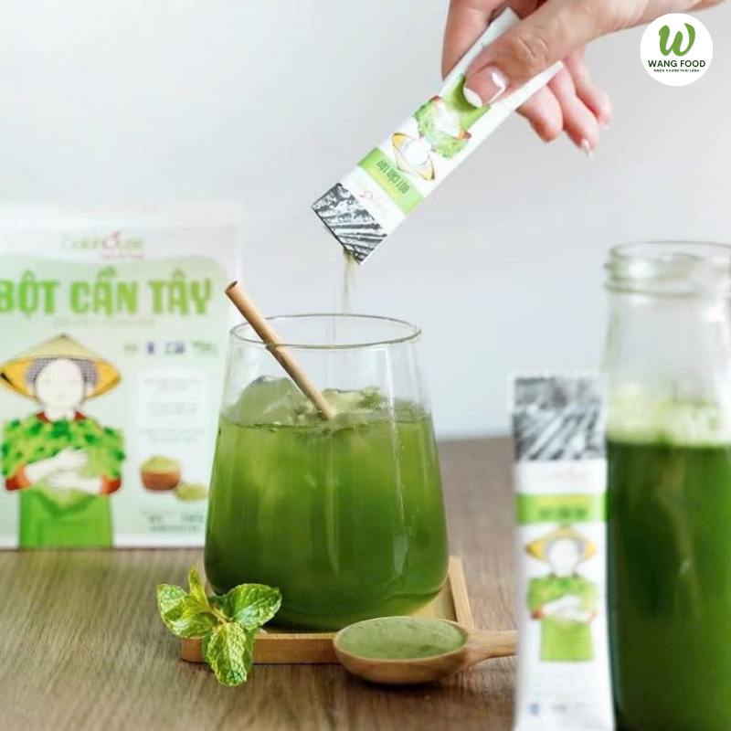 cách làm bột cần tây giảm cân