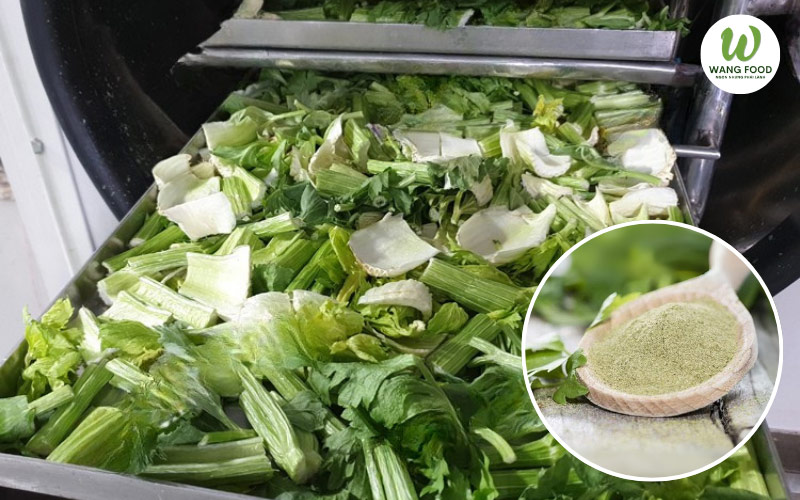 cách làm bột cần tây tại nhà