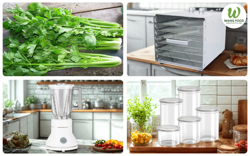 cách làm bột cần tây giảm cân tại nhà