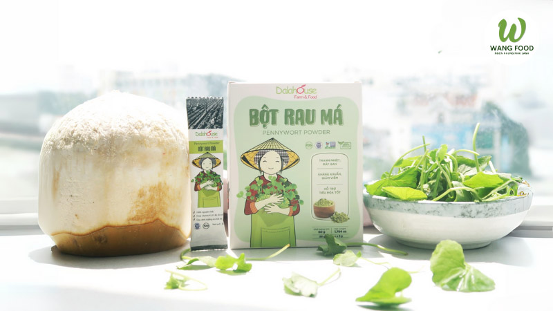 rau má nước dừa ra kinh