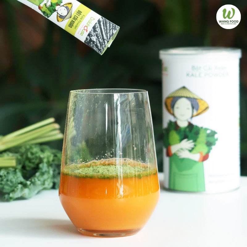 bột rau cải xoăn sấy lạnh