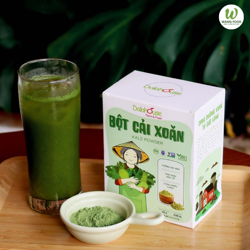 bột cải kale sấy lạnh