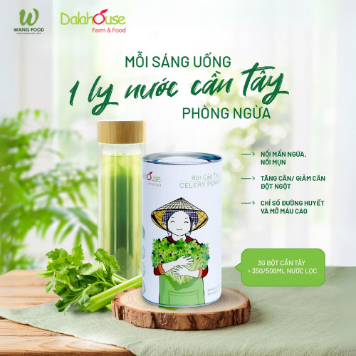 Bột Cần Tây Sấy Lạnh Hữu Cơ - 60G/120G 15 bột cần tây sấy lạnh