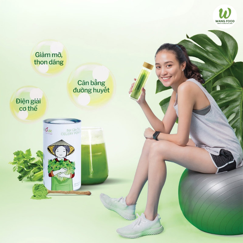 bột cần tây tác dụng