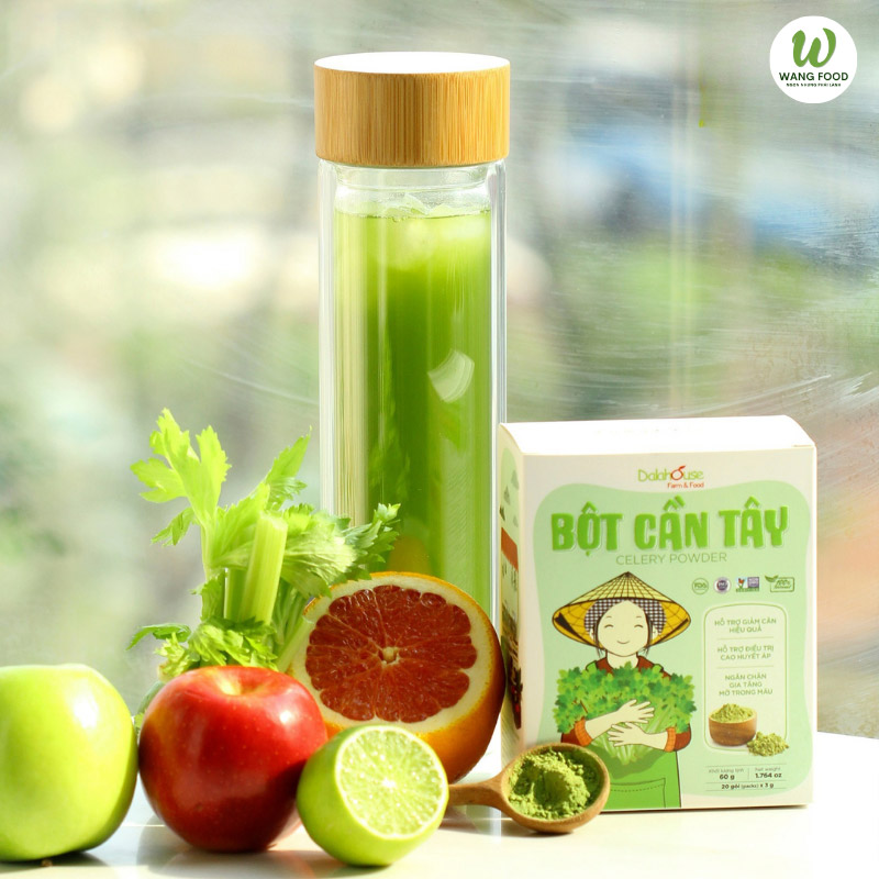 bột cần tây sấy lạnh organic