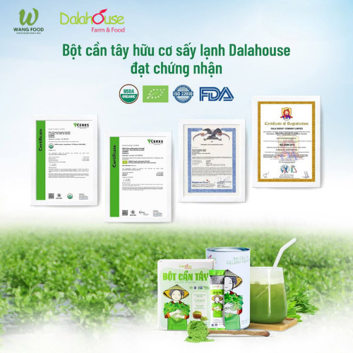 Bột Cần Tây Sấy Lạnh Hữu Cơ - 60G/120G 17 bột cần tây sấy lạnh dalahouse