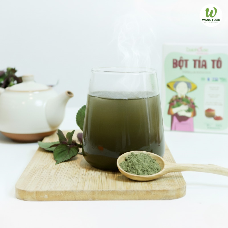 bột tía tô điều trị gout