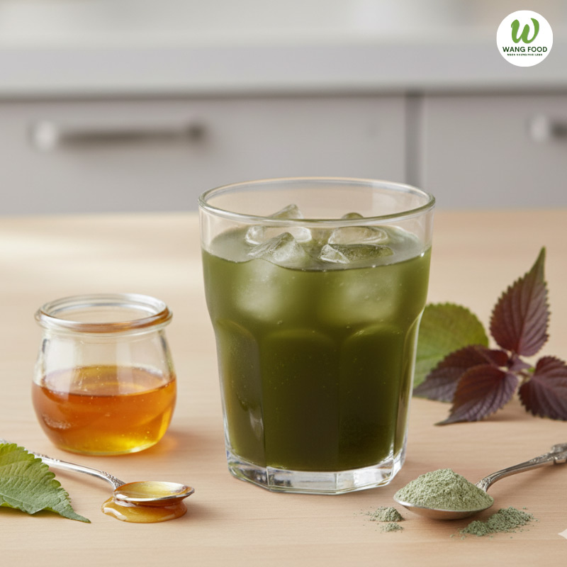 cách pha nước tía tô