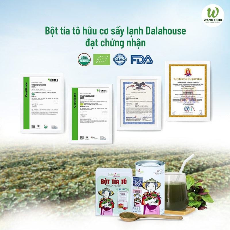 hướng dẫn uống bột tía tô giảm cân