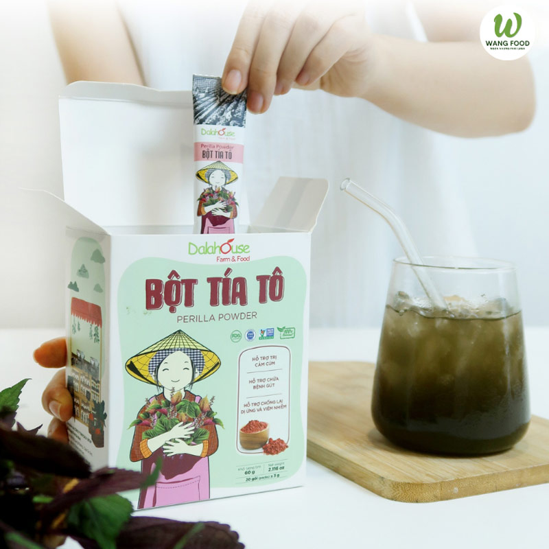lưu ý khi sử dụng bột tía tô