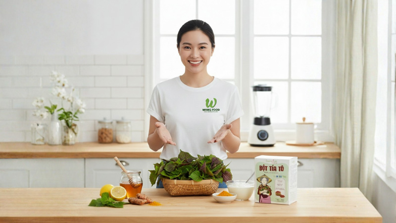 mặt nạ tía tô