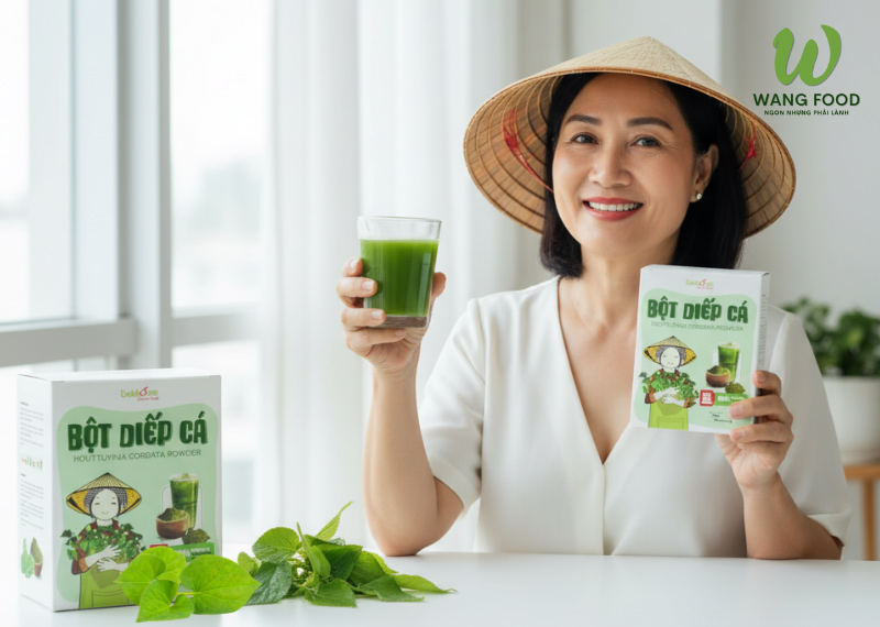 tác dụng của bột diếp cá sấy lạnh