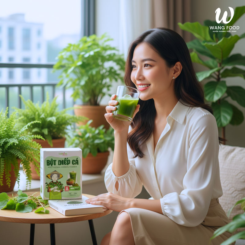 bột diếp cá công dụng gì