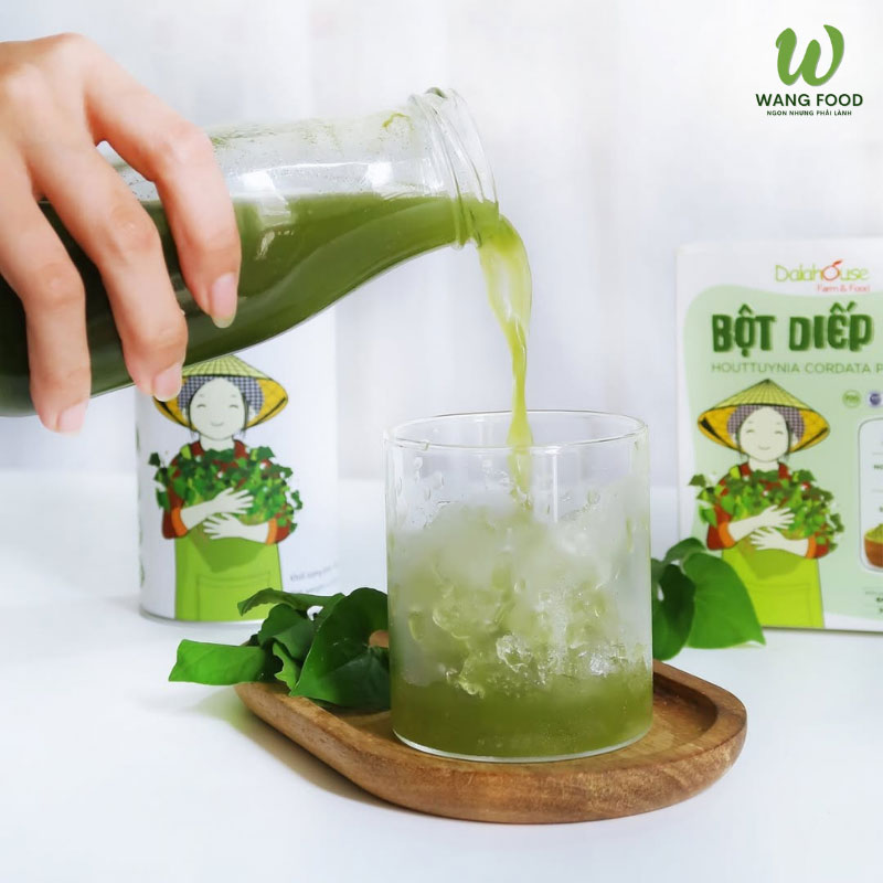 bột diếp cá công dụng