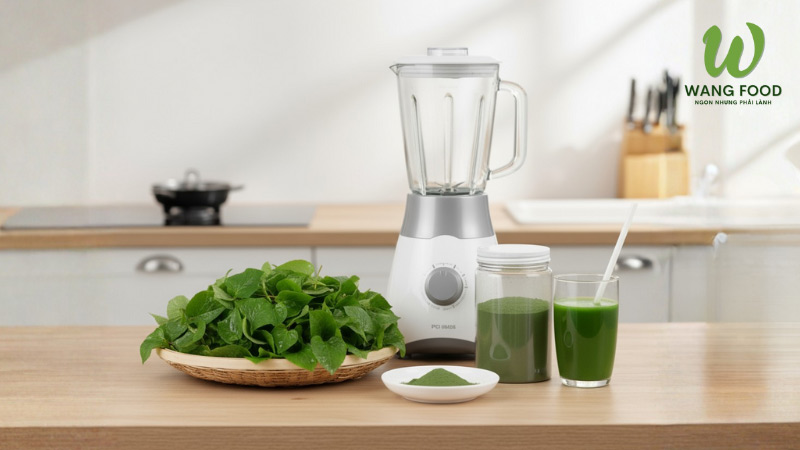 làm bột diếp cá