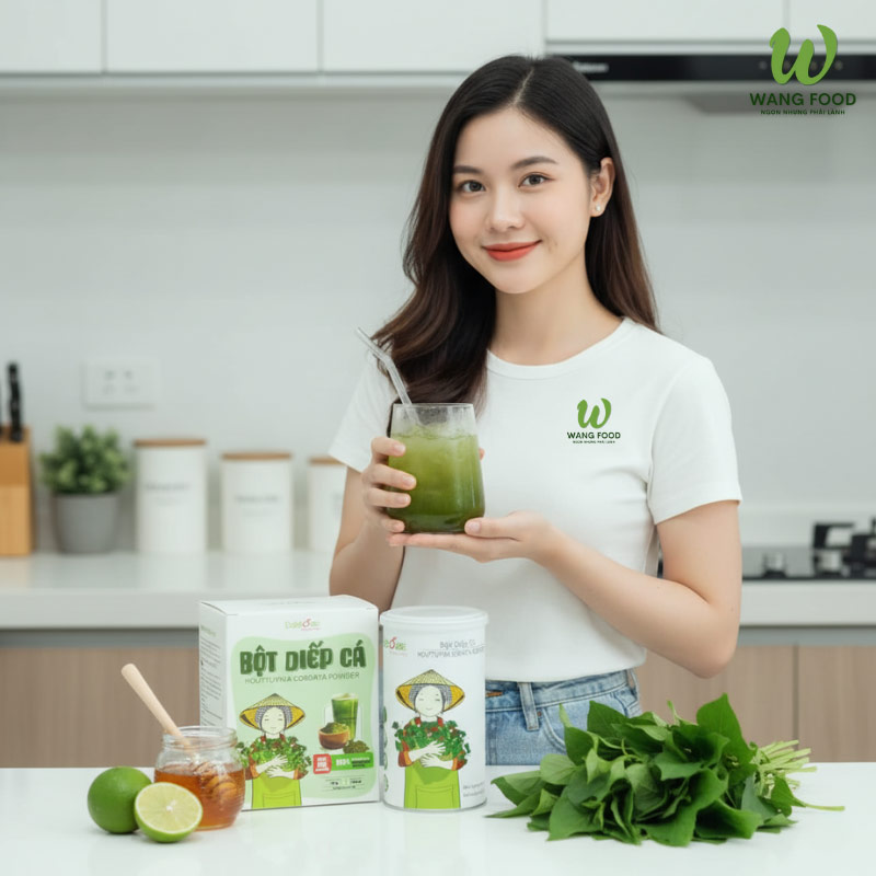 cách làm bột diếp cá tại nhà