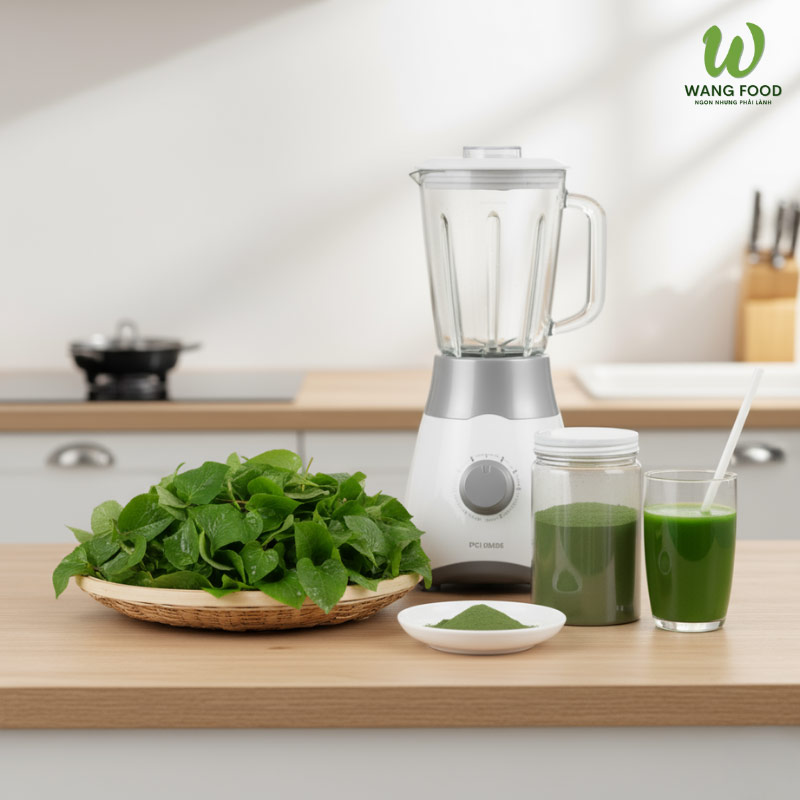 cách làm bột diếp cá