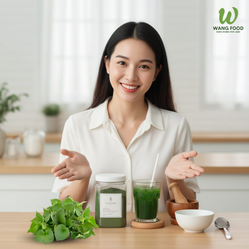 cách làm bột diếp cá sấy lạnh ngay tại nhà