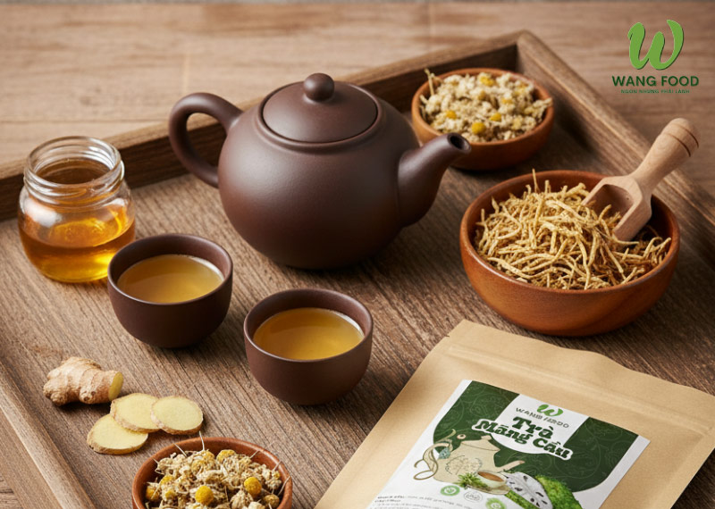 hướng dẫn pha trà mãng cầu khô