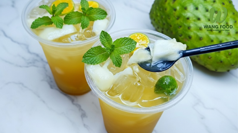 hướng dẫn pha trà mãng cầu xiêm