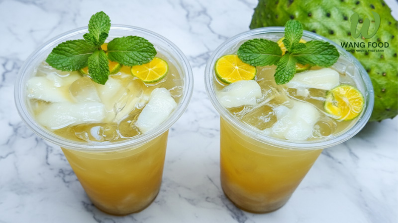 hướng dẫn cách pha trà mãng cầu xiêm