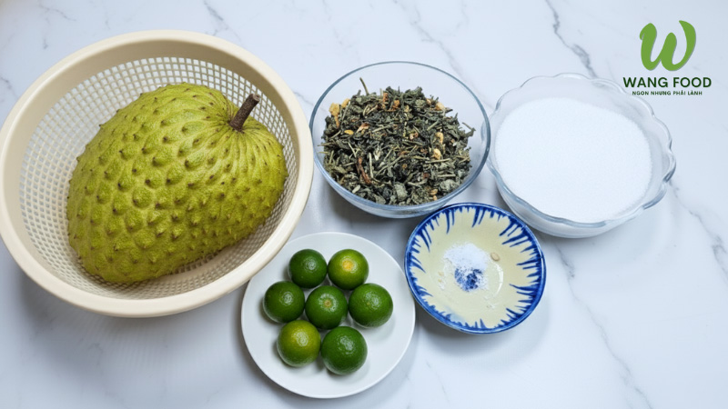 cách pha trà mãng cầu hottrend