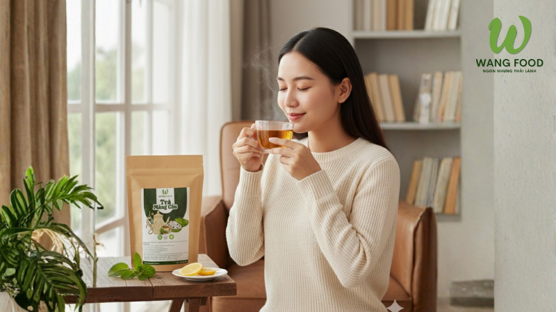tác dụng của trà mãng cầu