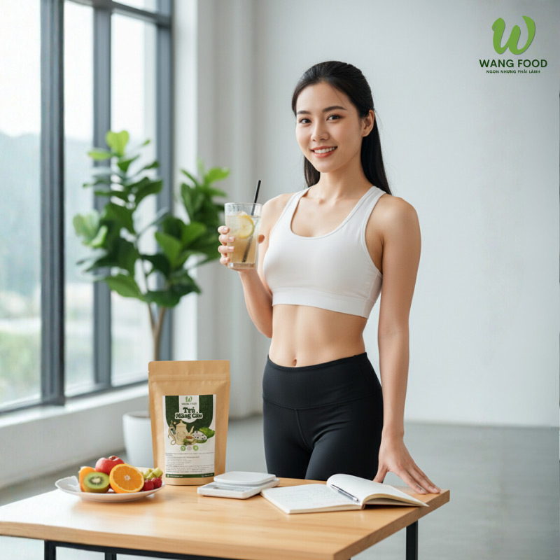 công dụng trà mãng cầu