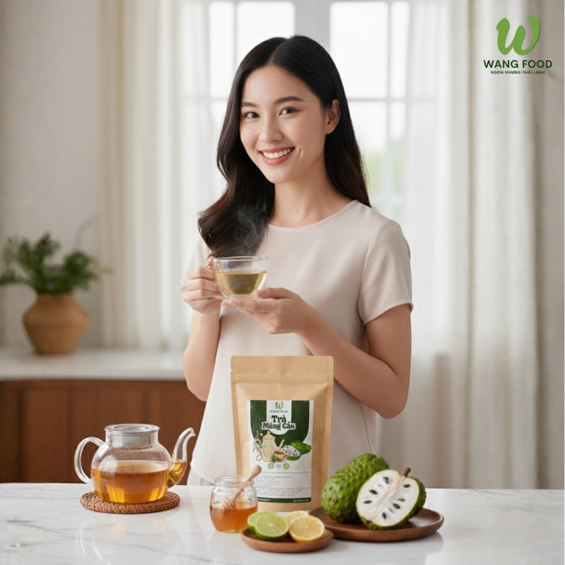 trà mãng cầu tác hại