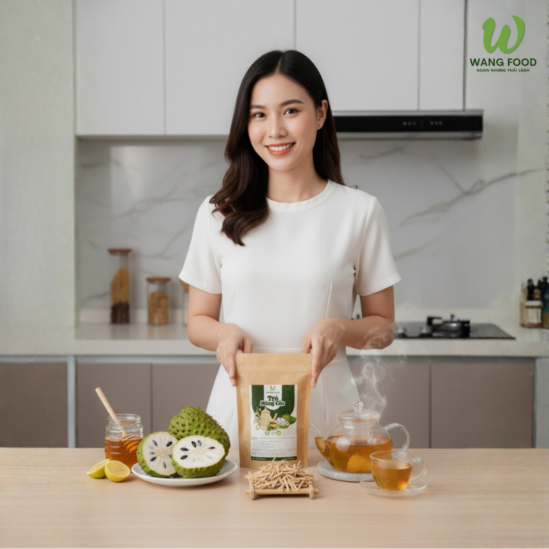 bảo quản trà mãng cầu qua đêm