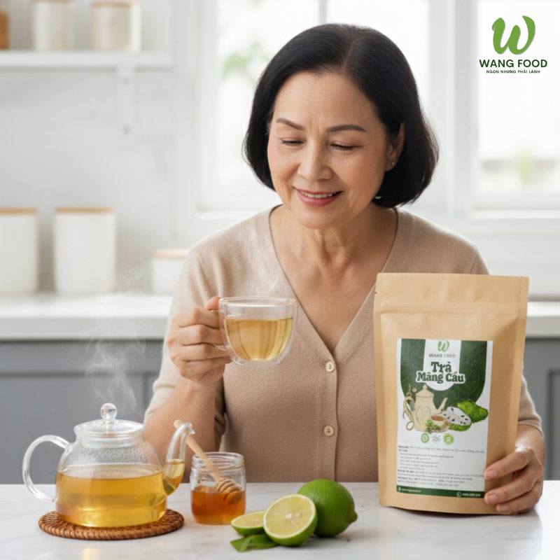 uống trà mãng cầu có ngủ ngon không