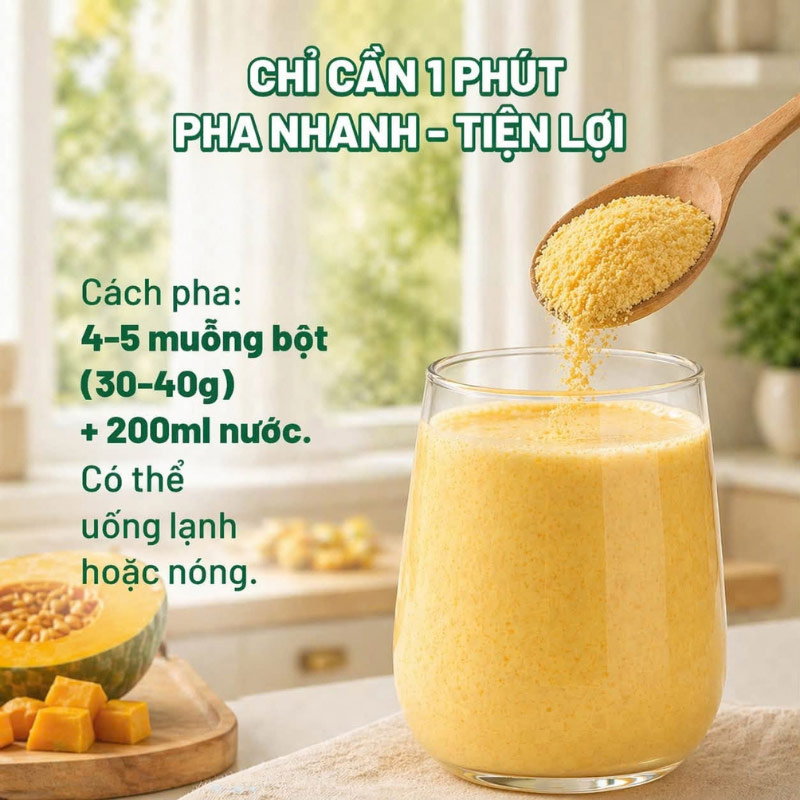 bột bí đỏ giá bao nhiêu