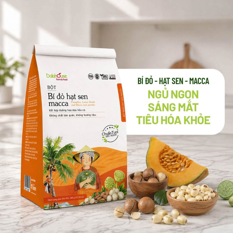 bột bí đỏ Dalahouse giá bao nhiêu