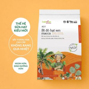 giá bột bí đỏ hạt sen macca