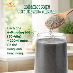 giá bột mè đen đậu đen hạt điều