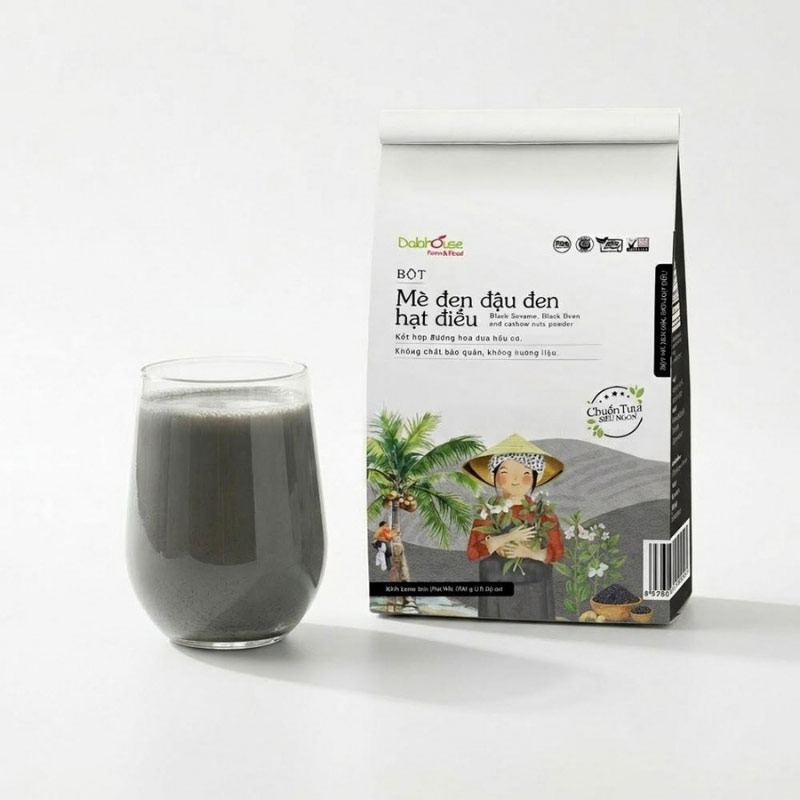 bột mè đen đậu đen