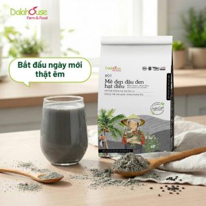 bột mè đen đậu đen hạt điều